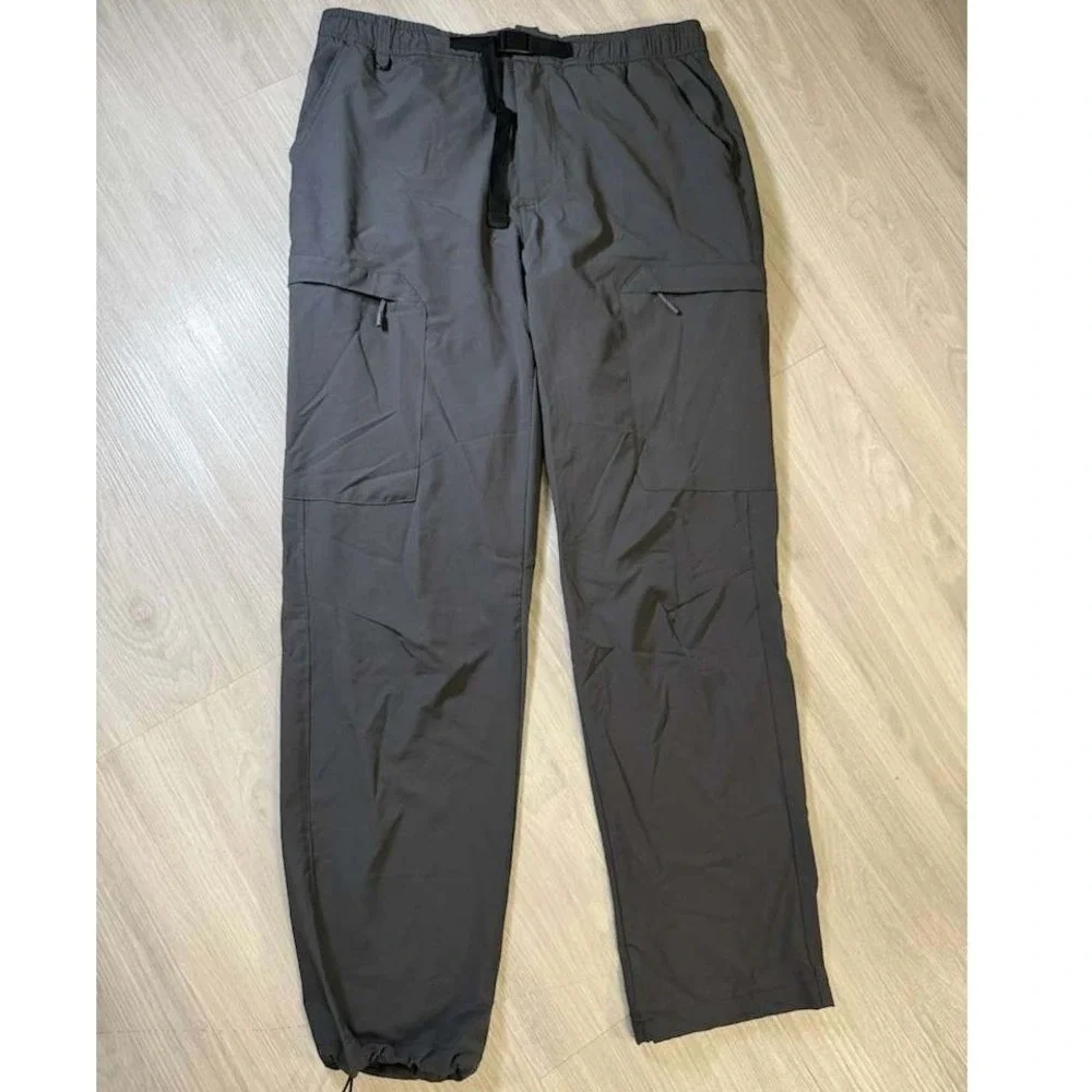 Polo Racquet Club Santa Barbara Mens Cargo Pants Size 2XL Gray Drawstring Waist